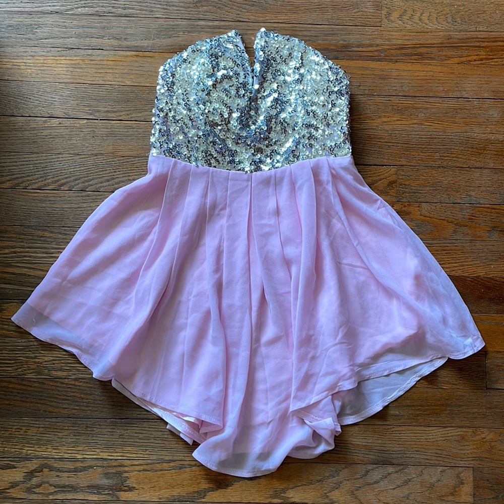 Mia Pink Sequin Dress Size 8 New With Tags